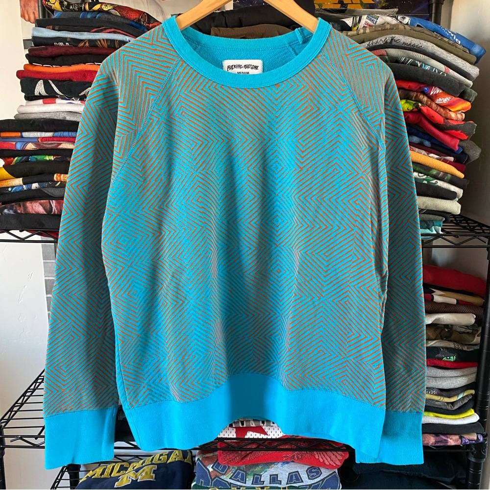Vintage F*cking Awesome Sweatshirt Crewneck Hurt Your Eyes Supreme Jason Dill FA